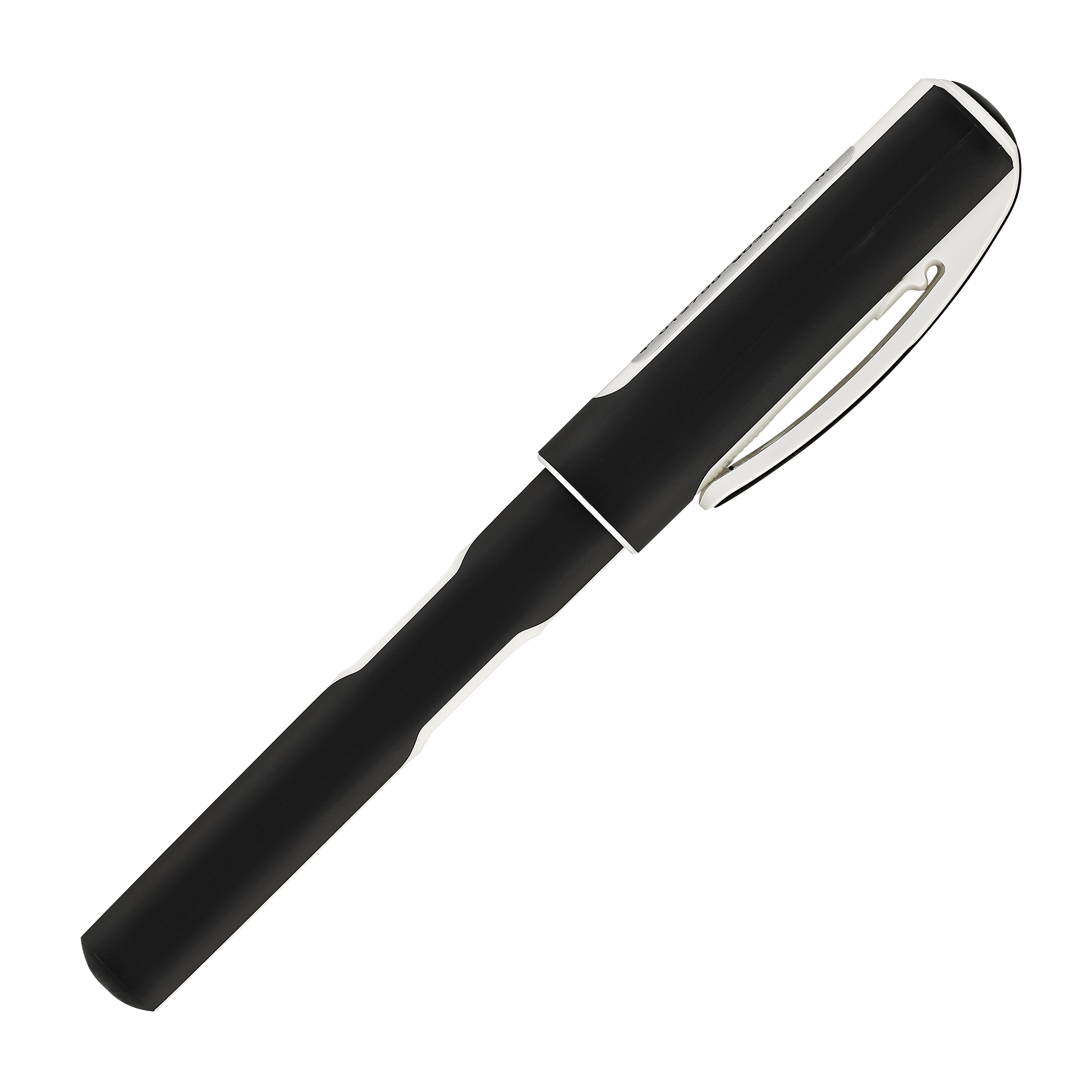 Pelikan Style Fountain Pen in Black/White - Medium - NEW in